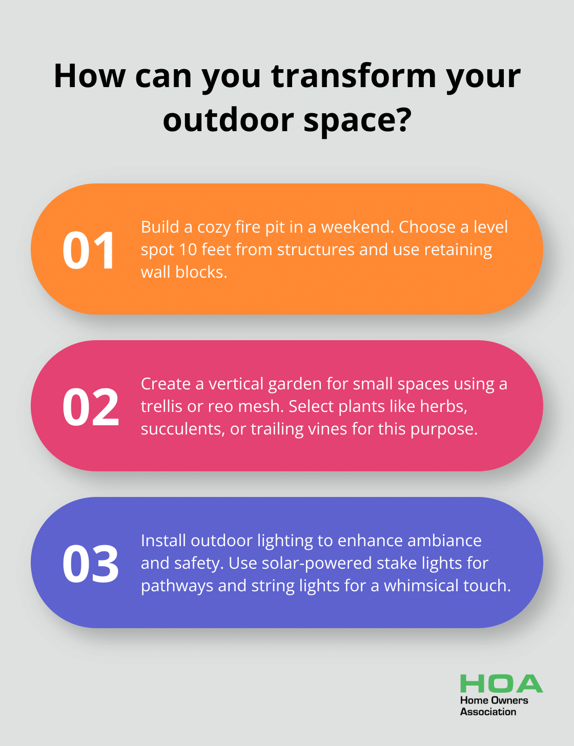 Fact - How can you transform your outdoor space?