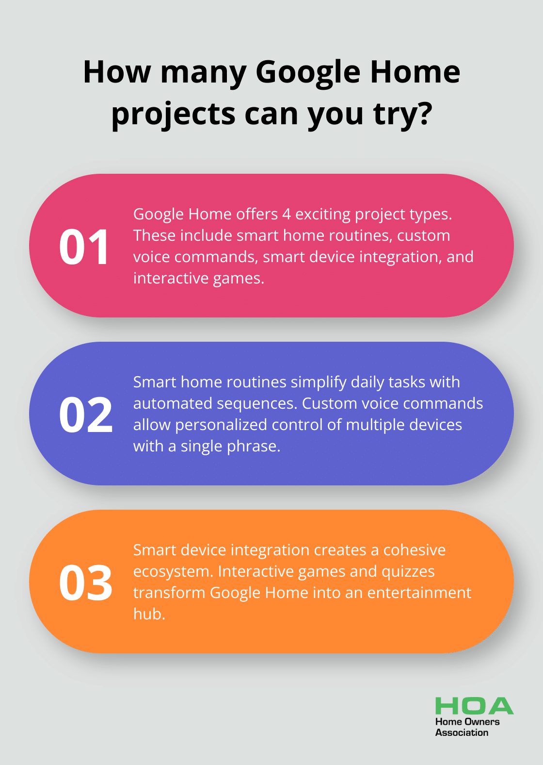 Fact - How many Google Home projects can you try?