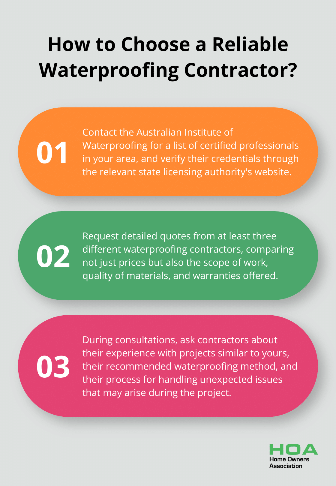 Infographic: How to Choose a Reliable Waterproofing Contractor? - home waterproofing contractors