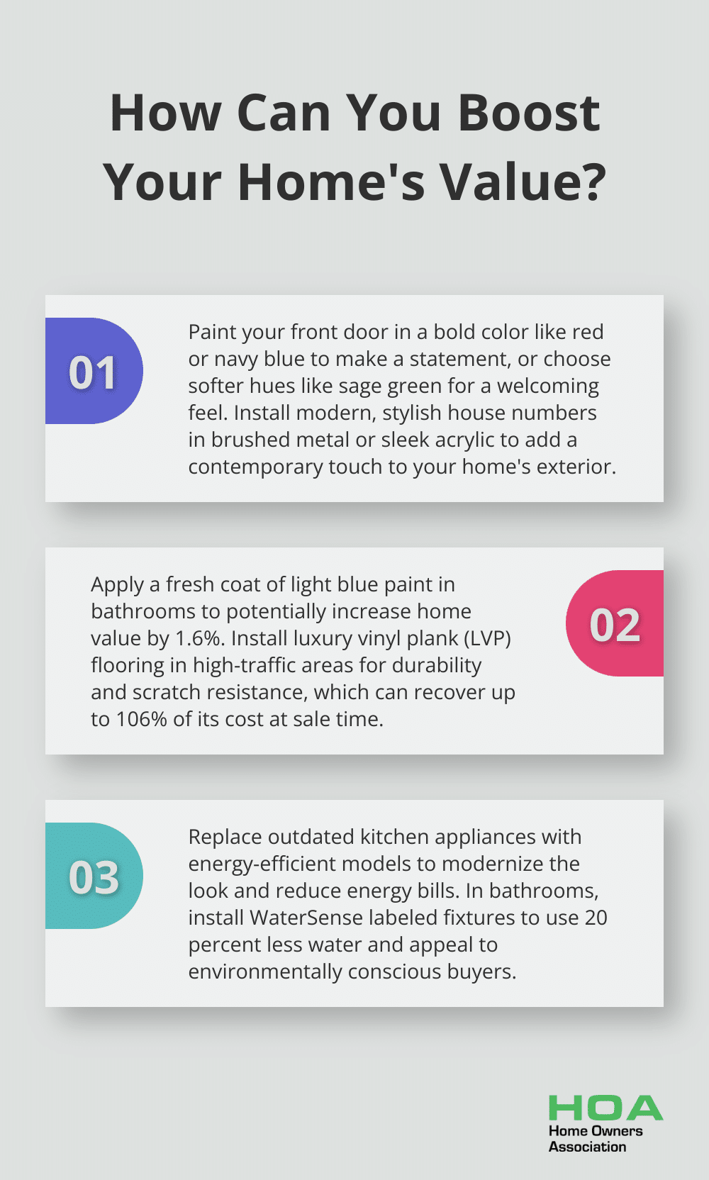 Infographic: How Can You Boost Your Home's Value? - old home renovation ideas