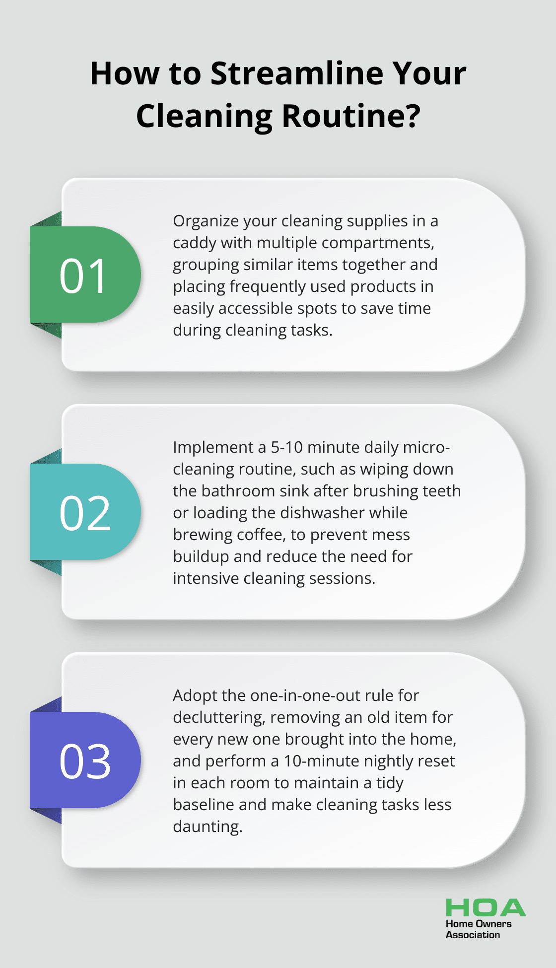Infographic: How to Streamline Your Cleaning Routine? - cleaning home tips