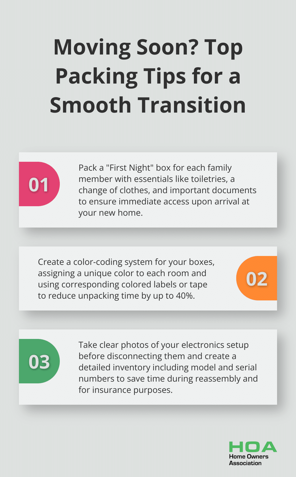 Infographic: Moving Soon? Top Packing Tips for a Smooth Transition - home moving packing tips