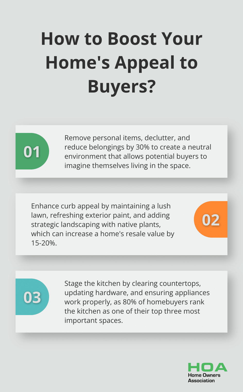 Infographic: How to Boost Your Home's Appeal to Buyers? - home staging tips to sell