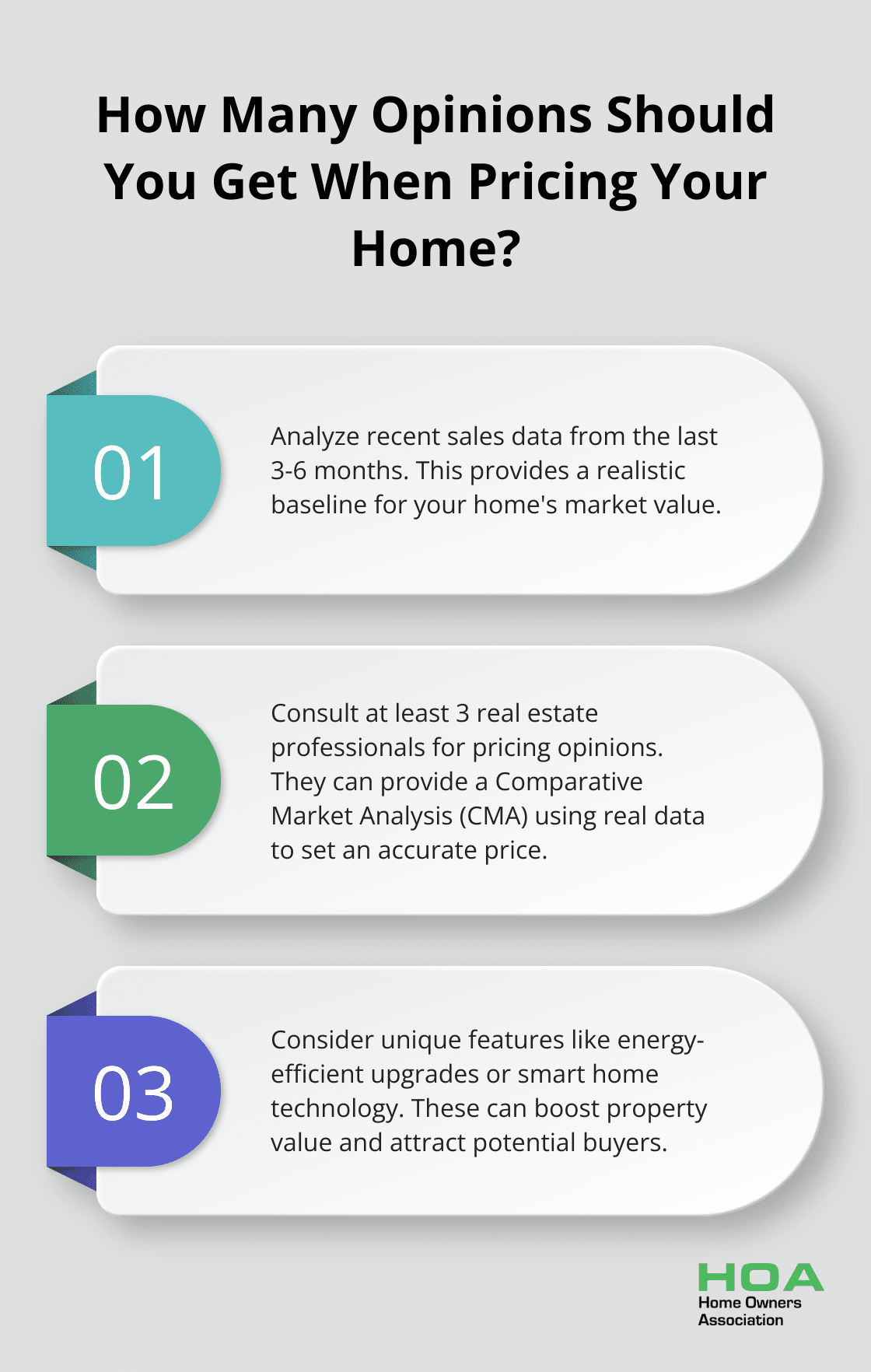 Infographic: How Many Opinions Should You Get When Pricing Your Home? - tips when selling your home