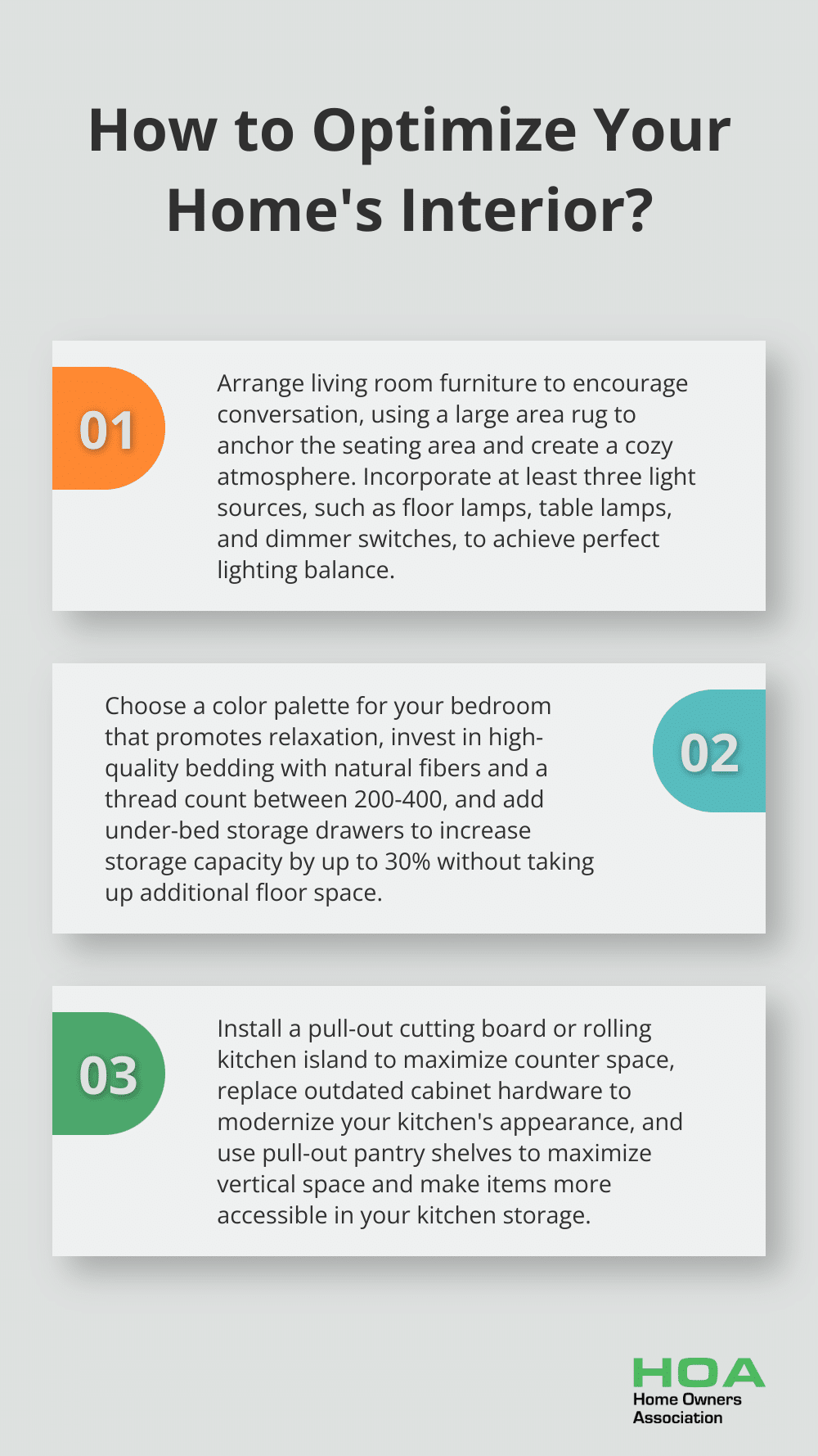 Infographic: How to Optimize Your Home's Interior? - decorating your home tips